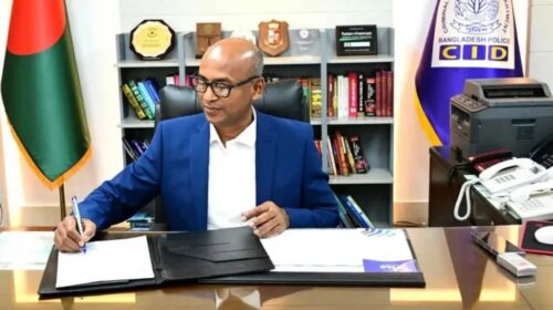 সিআইডির নতুন প্রধান হিসেবে দায়িত্ব নিলেন ব্যারিস্টার মোহাম্মদ মোশাররফ হোছাইন