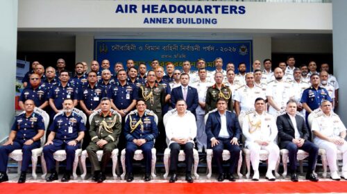 বিমান বাহিনী সদর দপ্তরে নৌ ও বিমান বাহিনী নির্বাচনী পর্ষদের উদ্বোধন করলেন প্রধানমন্ত্রী