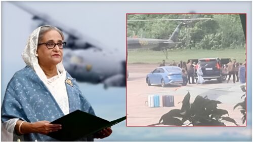 হাসিনাকে সেদিন ভারতে পৌঁছে দেন যারা, প্রকাশ্যে এলো নতুন তথ্য