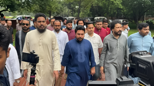 জুলাই স্মৃতি জাদুঘর ঘুরে দেখলেন এনসিপির নেতারা