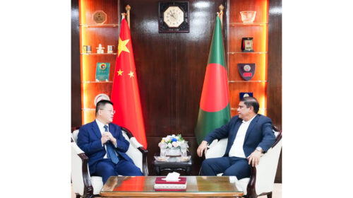 প্রধানমন্ত্রীর প্রতিরক্ষা উপদেষ্টার সঙ্গে চীনের রাষ্ট্রদূতের বিদায়ী সৌজন্য সাক্ষাৎ