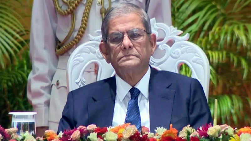 আজ নিজ জেলা ঠাকুরগাঁওয়ে যাচ্ছেন রাষ্ট্রপতি মির্জা ফখরুল