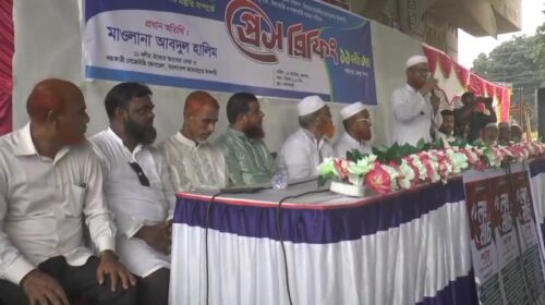 ঢাকা টু রংপুর লংমার্চ ও পলাশবাড়ীতে পথসভা উপলক্ষে ১১ দলীয় ঐক্যের প্রেস ব্রিফিং