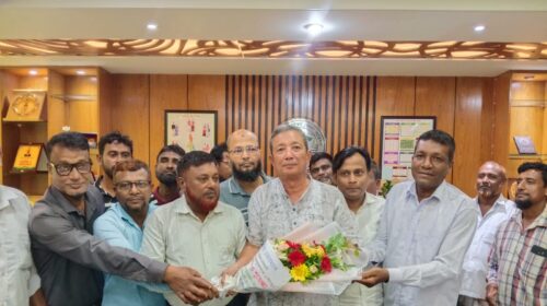 রাঙামাটি জেলা পরিষদ চেয়ারম্যানের সঙ্গে নানিয়ারচর উপজেলা বিএনপির সৌজন্য সাক্ষাৎ