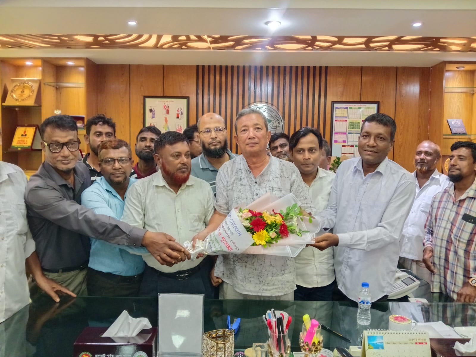রাঙামাটি জেলা পরিষদ চেয়ারম্যানের সঙ্গে নানিয়ারচর উপজেলা বিএনপির সৌজন্য সাক্ষাৎ
