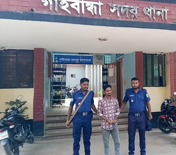 গাইবান্ধায় ধর্ষণ ও নির্যাতনের মামলার পলাতক আসামি নারায়ণগঞ্জে র‍্যাবের হাতে গ্রেপ্তার