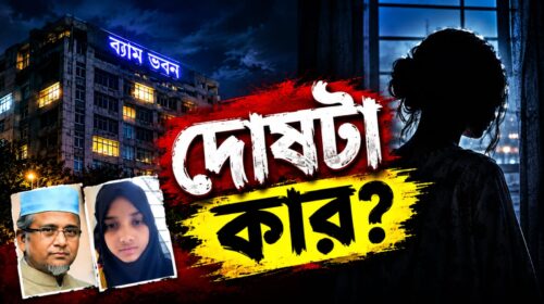 দোষটা আমরা কাকে দেব