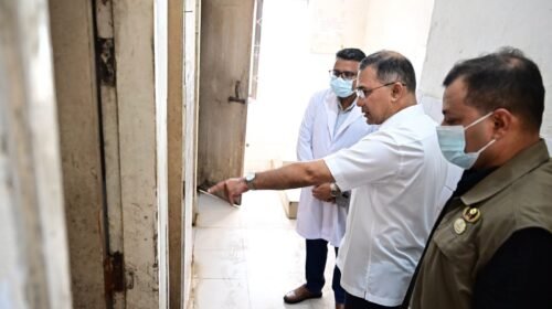 উত্তরায় কুয়েত মৈত্রী হাসপাতাল ও রাজউক উত্তরা মডেল কলেজ পরিদর্শনে তারেক রহমান