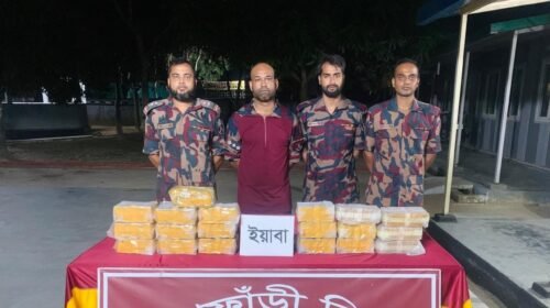 বান্দরবান সীমান্তে বিজিবির অভিযান, ২ লাখ ইয়াবাসহ আটক ২ রোহিঙ্গা