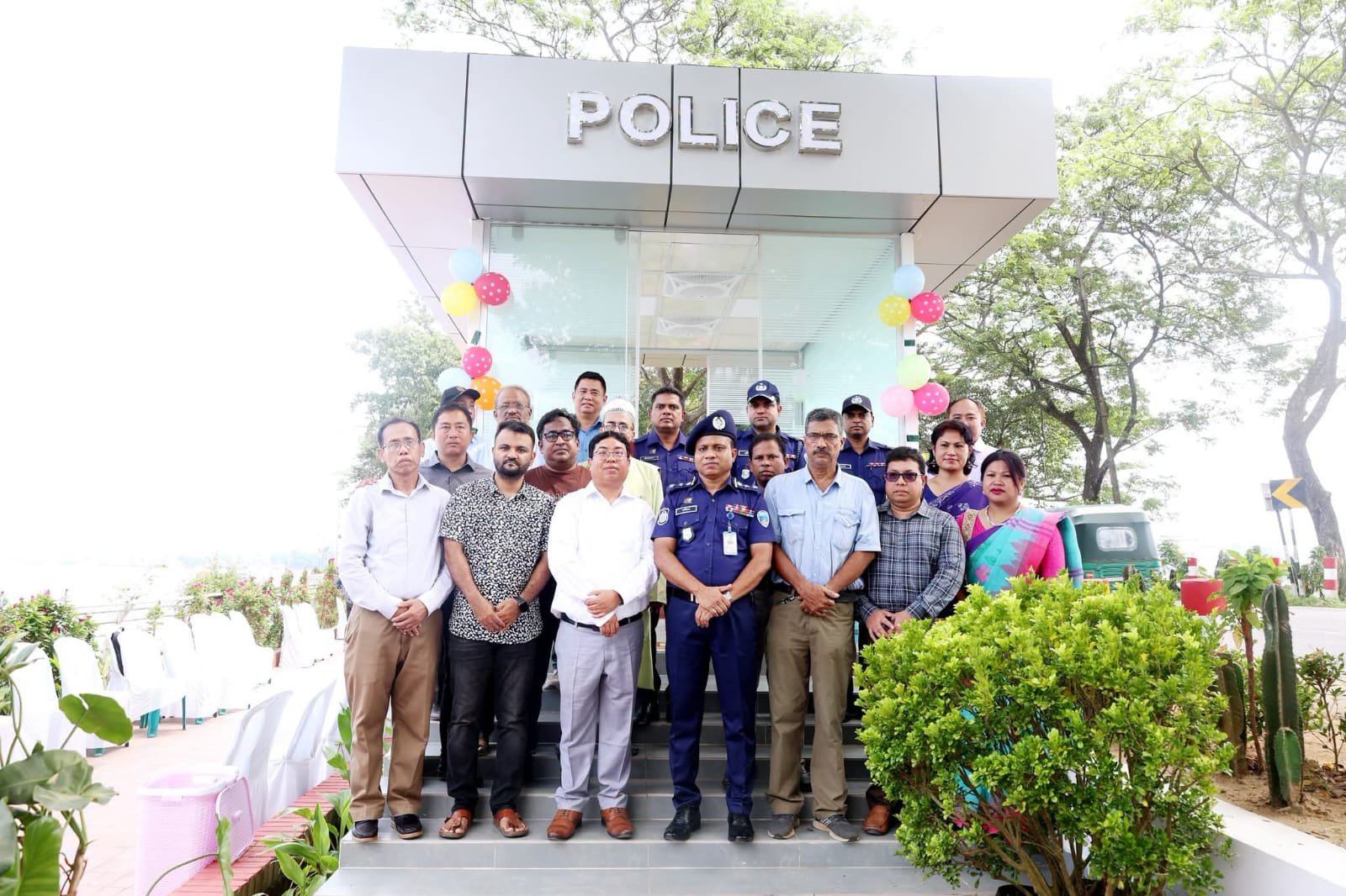 পর্যটকদের নিরাপত্তায় রাঙ্গামাটির ফিসারী বাঁধে যুক্ত হলো পুলিশ বক্স