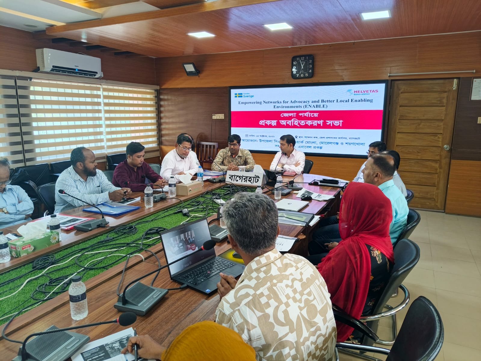 বাগেরহাটে এনাবেল প্রকল্প ও সিএসও নেটওয়ার্কের অবহিতকরণ সভা