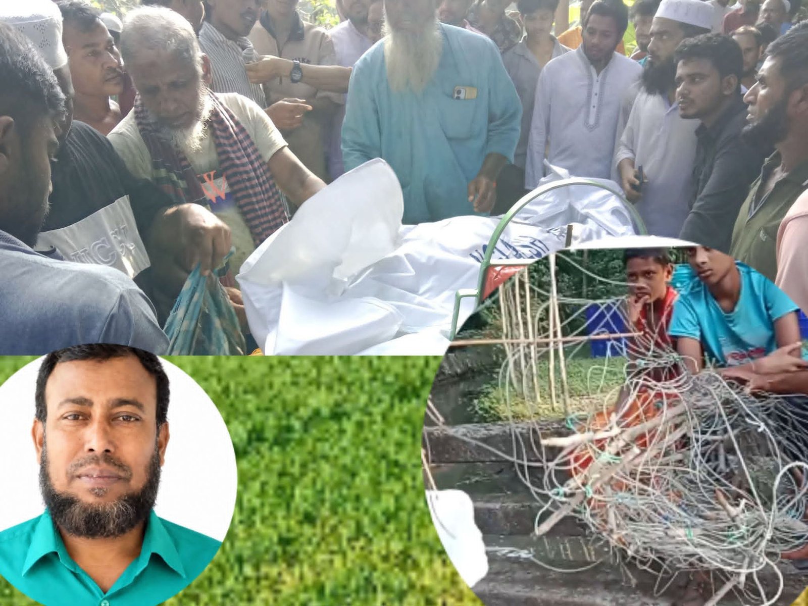 ধানখেতে ইঁদুর মারার বৈদ্যুতিক ফাঁদে প্রাণ গেল কৃষকের